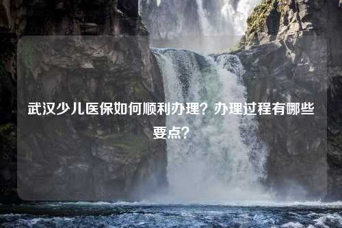 武汉少儿医保如何顺利办理？办理过程有哪些要点？